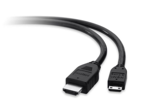 Mini HDMI to HDMI 6ft Cable