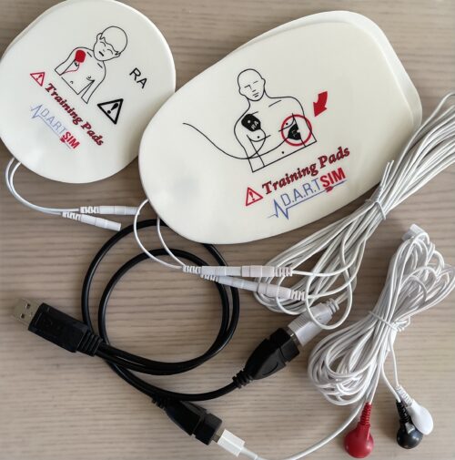 D A R T Sim Y Cable With 3 Lead Adult And Pediatric Pads For Windows Mac Pc Ecg Simulator By